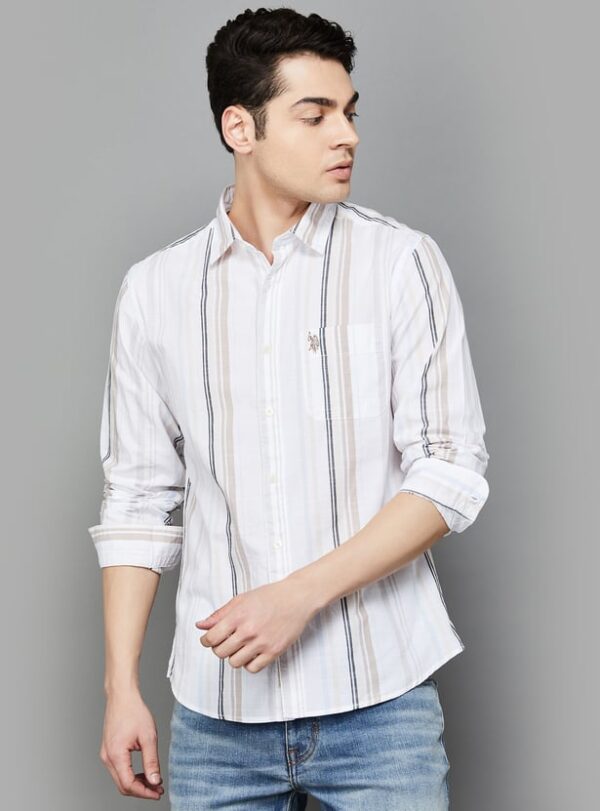 US Polo | Linning shirt | brown