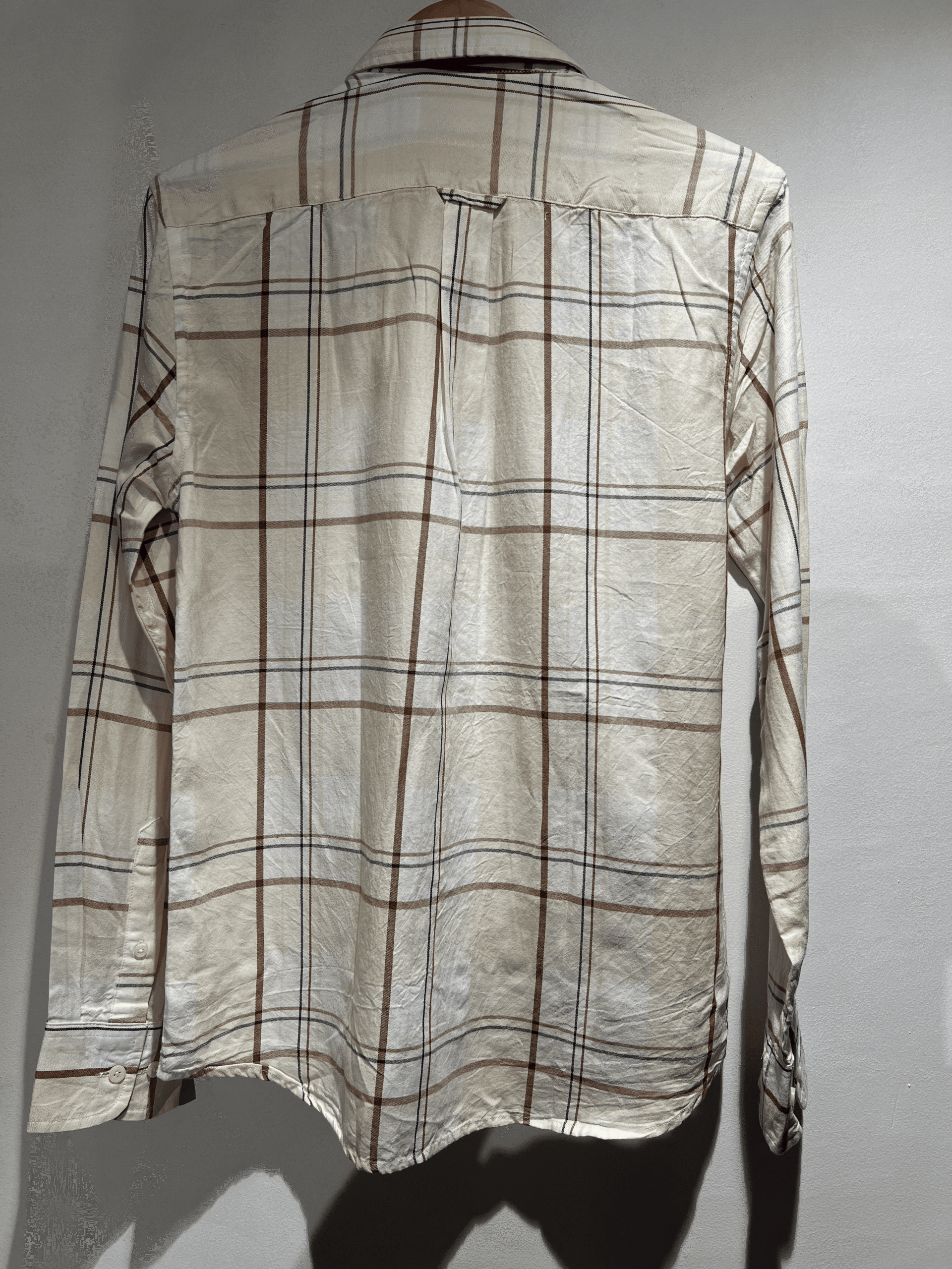 US Polo | Checks shirt | Cream