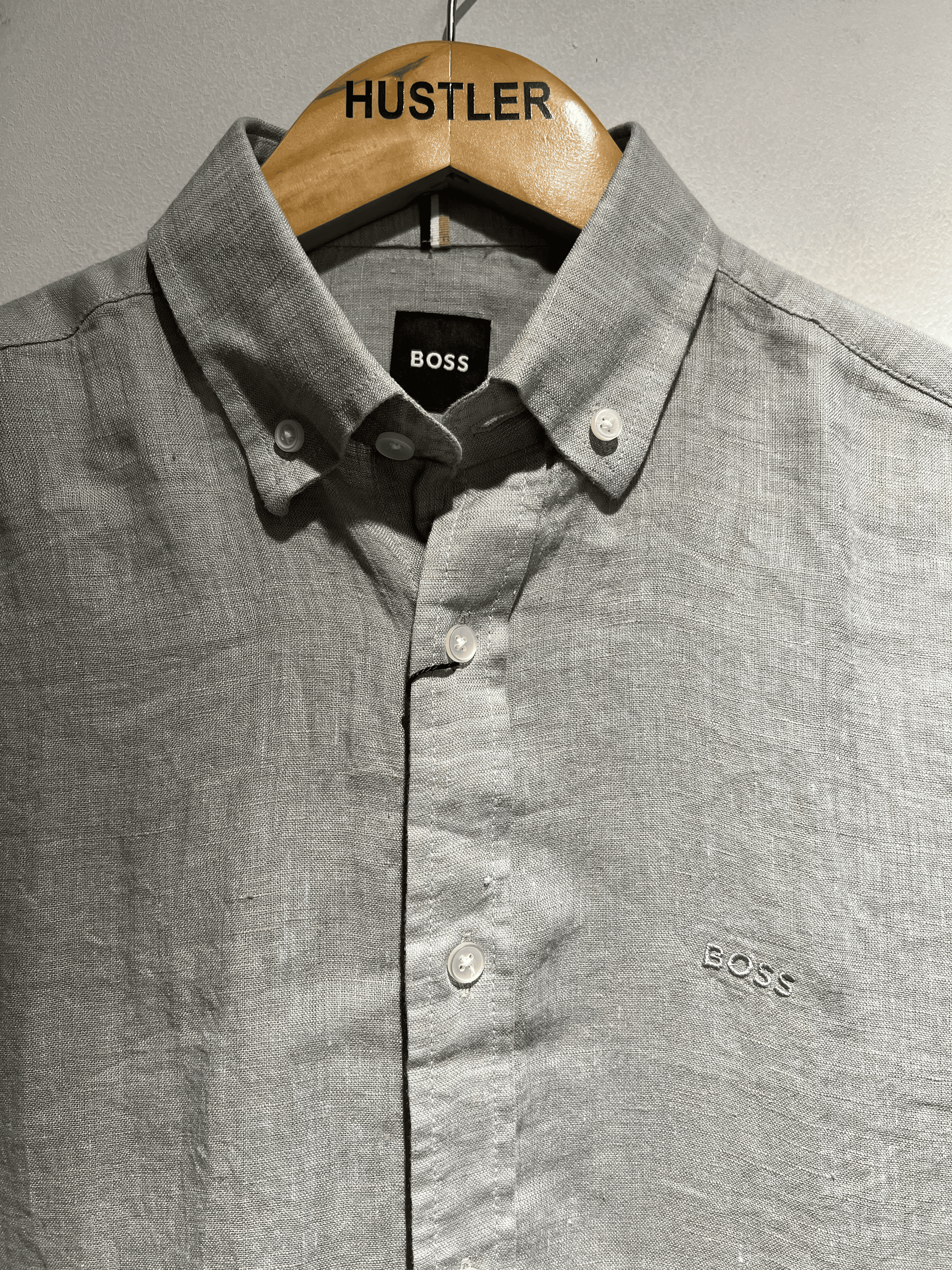 Boss | Pure linen shirts | Blue