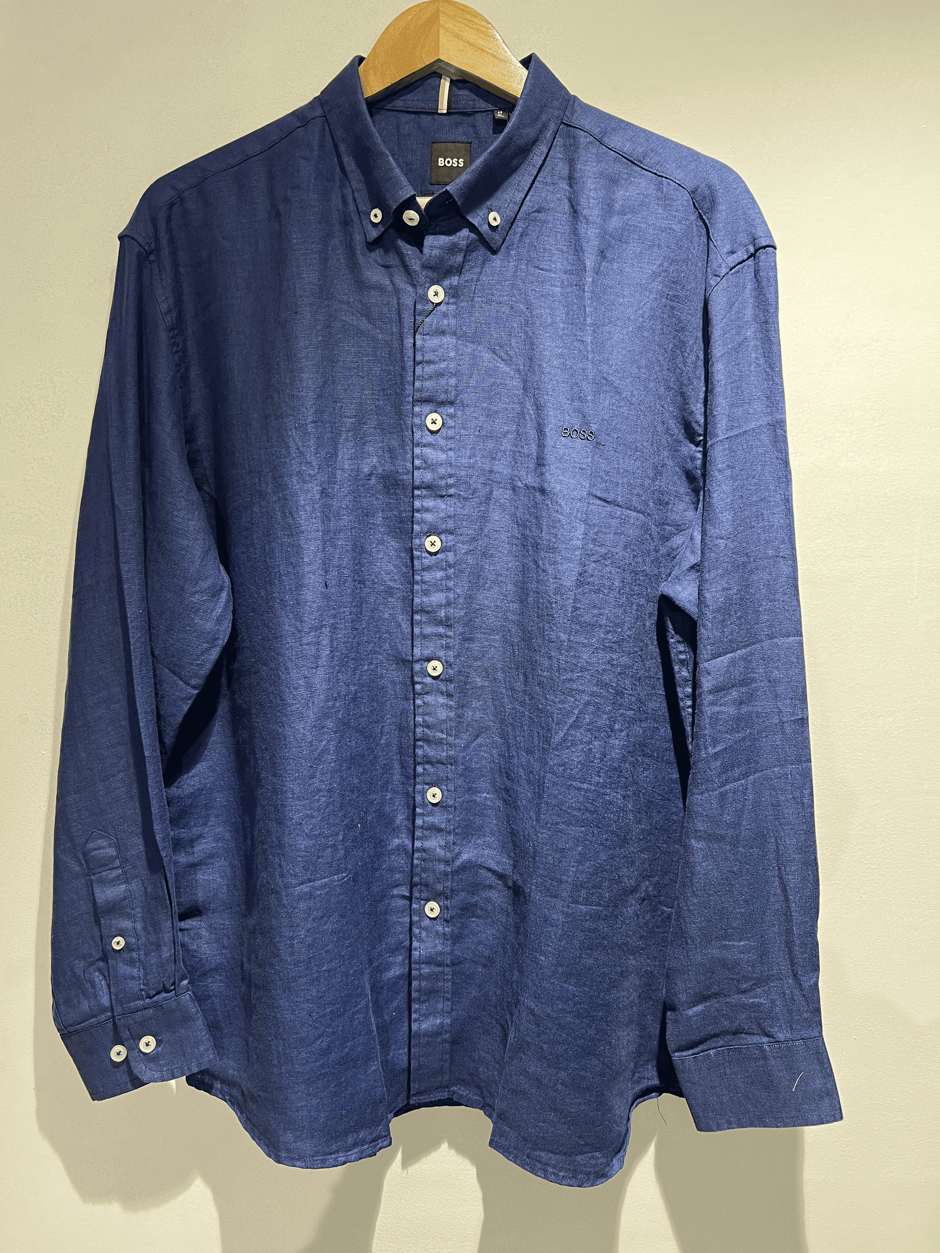 Boss | Pure Linen shirts | R Blue