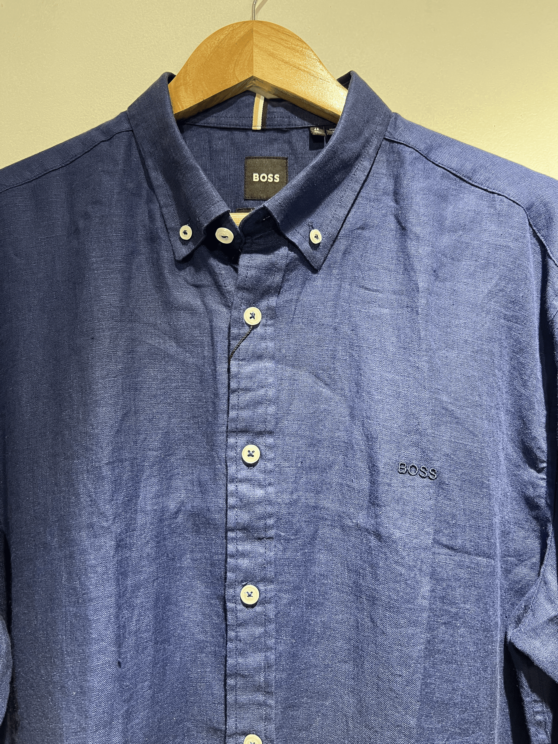 Boss | Pure Linen shirts | R Blue