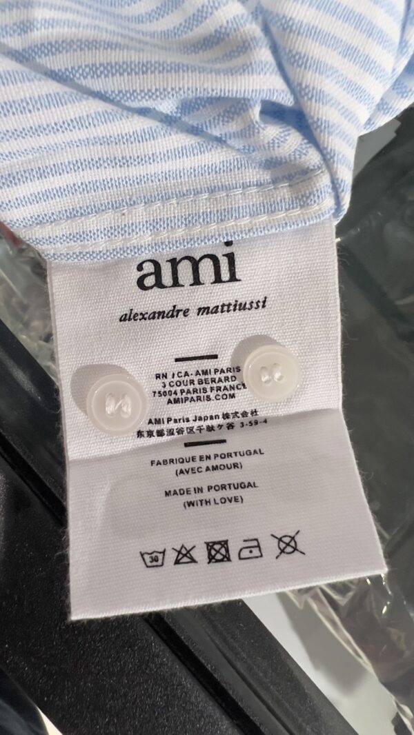 Ami paris shirt | linning | blue