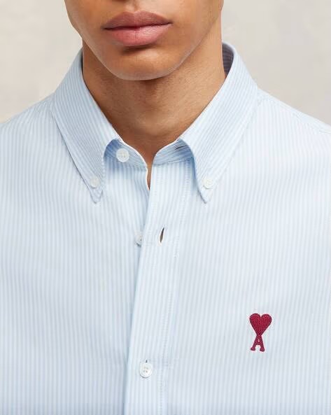 Ami paris shirt | linning | blue