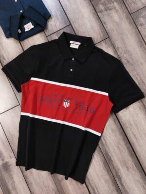 01e35411-67c7-4735-8d21-d48ac67fa002 Gant | Polo t-shirt | Black
