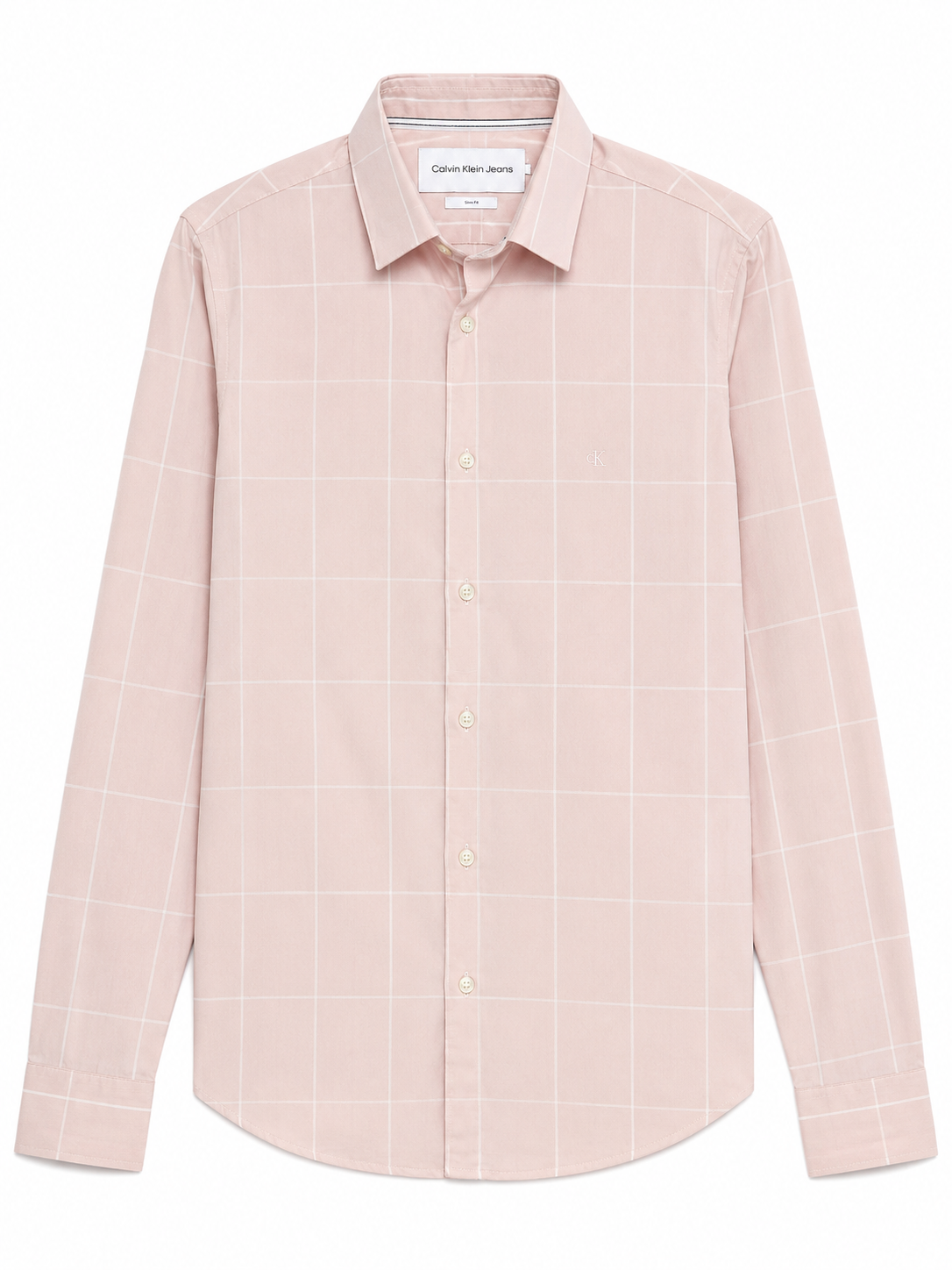 Calvin klein | checks shirt | Peach