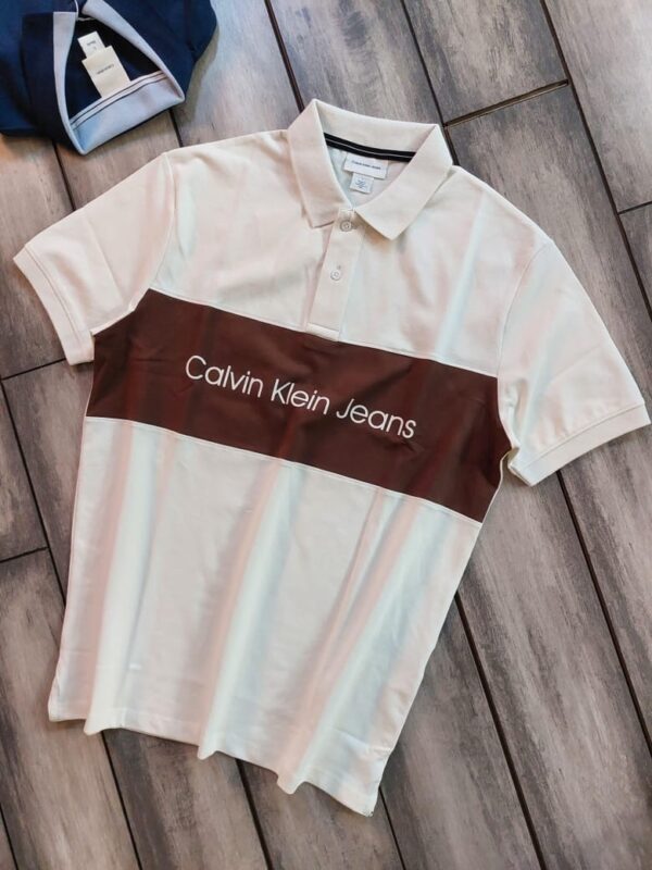 Calvin klein | polo t-shirt | Beige